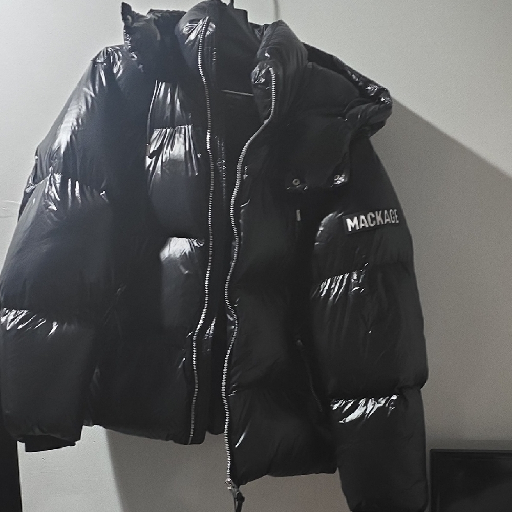 Mackage Shiny Black Down Jacket